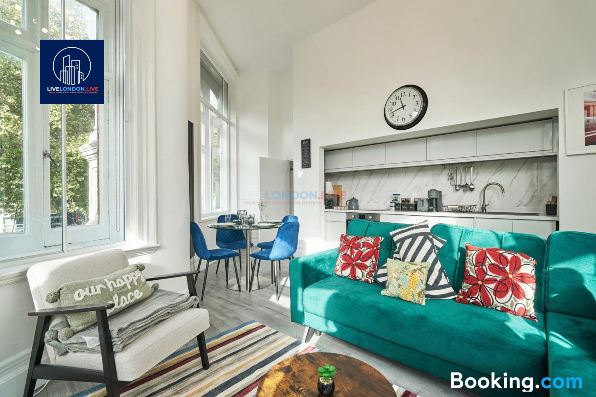 Last-Minute Specials L Sleeps Up To 4 Guests L One-Bedroom Apartment With King Bed And High Ceilings Near Camden By Live London Short Lets & Serviced Accommodation Екстер'єр фото