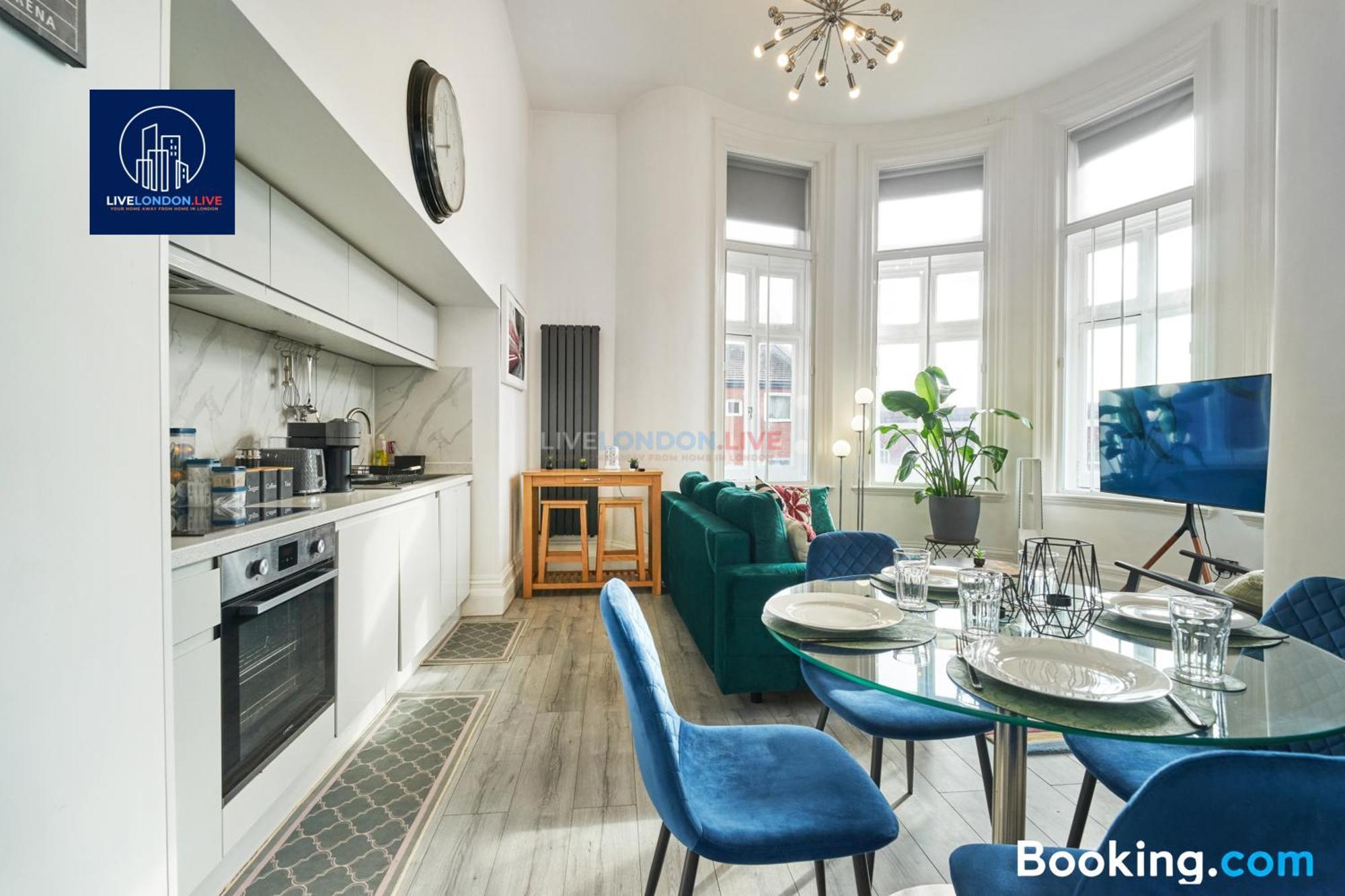 Last-Minute Specials L Sleeps Up To 4 Guests L One-Bedroom Apartment With King Bed And High Ceilings Near Camden By Live London Short Lets & Serviced Accommodation Екстер'єр фото